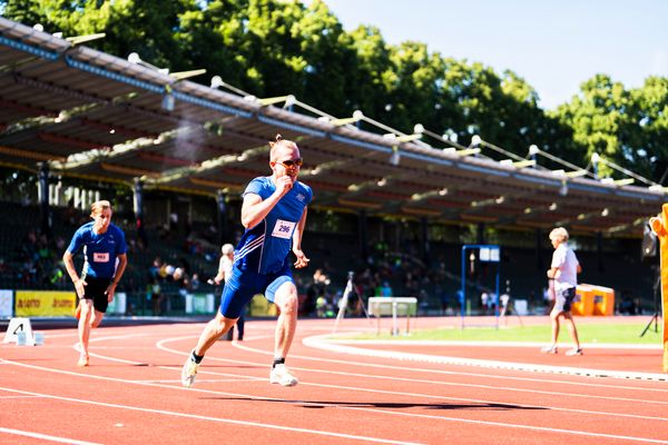 Paul Raub (Rukeli Trollmann e. V.) am 02.07.2022 waehrend den NLV+BLV Leichtathletik-Landesmeisterschaften im Jahnstadion in Goettingen (Tag 1)